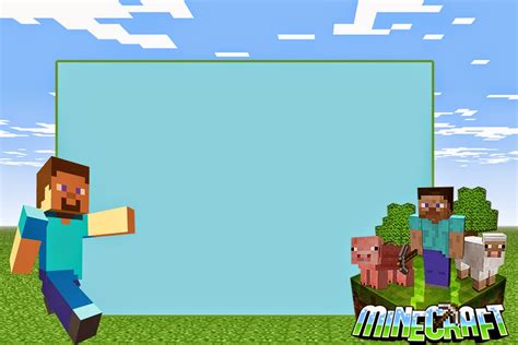 Even more learning with minecraft free printables. Minecraft: Free Printable Invitations. - Oh My Fiesta! in ...