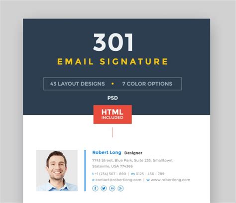 Email Signature Templates Free Download Word