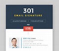20+ Best Free & Premium Email Footer Signature Template Designs to ...
