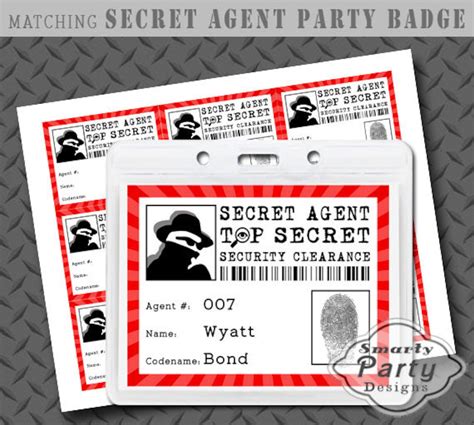 Secret Agent Spy Printables