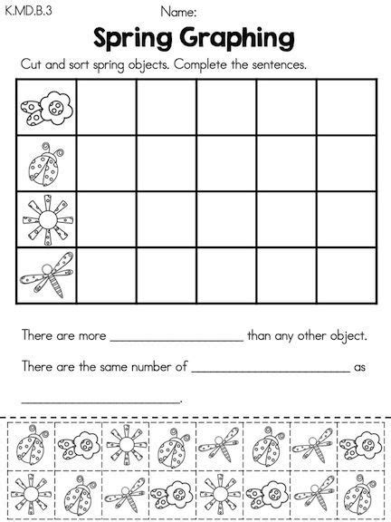 graphing worksheets for kindergarten google search