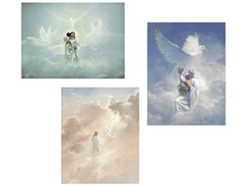 Buy Wallsthatspeak 3 Christian 8x10 Art Prints Jesus And Angels In