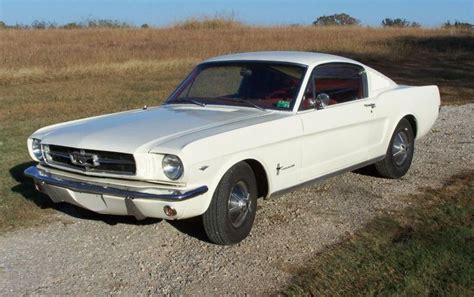 Wimbledon White 1965 Ford Mustang Fastback Photo