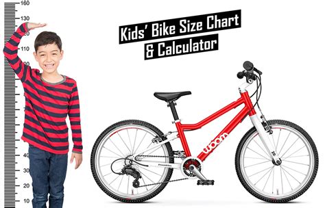 Kids Bike Size Chart And Calculator Perfect Size For Safety And Comfort