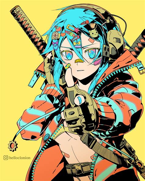 Twitter Cyberpunk Anime Anime Character Design Concept Art Characters