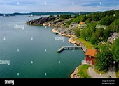 Sweden, Vastra Gotaland County, Kyrkesund, Coastline of Tjorn island ...