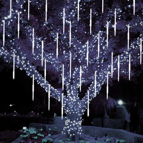 meteor shower rain lights valentine lights 19 7 inch 10 tubes 540 led icicle snow falling