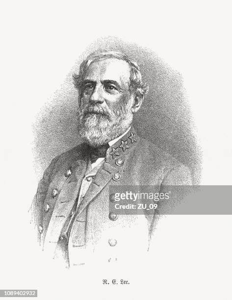 Robert E Lee Engraving Photos And Premium High Res Pictures Getty Images