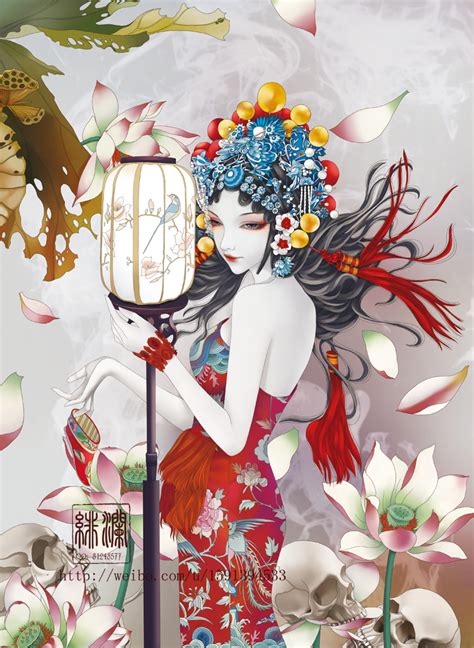 中国风系列 插画 商业插画 插画师绯澜 原创作品 站酷 zcool asian art oriental art new year anime