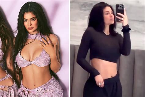 Kylie Jenner Slammed For Disingenuous Post About 60lb Weight Gain Days After Bragging Her Abs