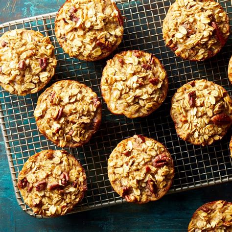Easy homemade banana bread recipe with ripe bananas, flour, butter, brown sugar, eggs, and spices. Baked Banana-Nut Oatmeal Cups Recipe - EatingWell