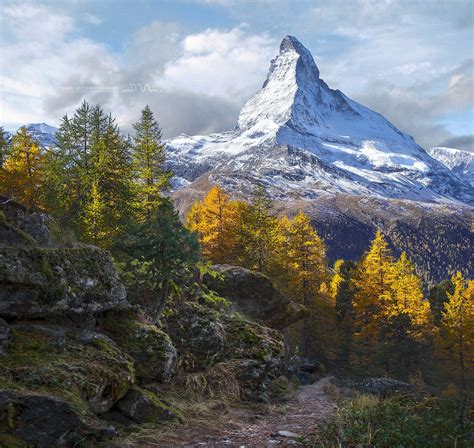 The Matterhorn Seen From Zermatt Valley Cool Landscapes Italy