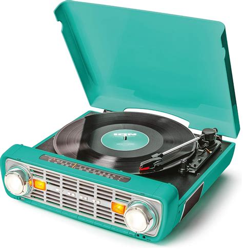 Ion Audio Bronco Lp Vintage Turntablevinyl Record Player