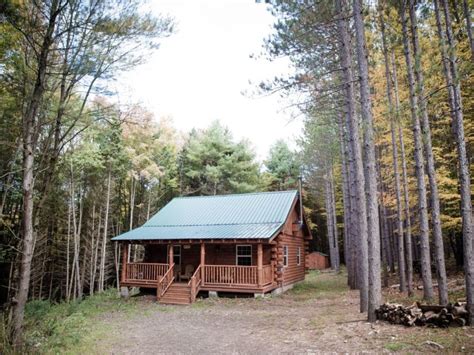 Secluded Log Cabin Catskill Cabin Rentals