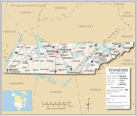 Printable Map Of Tennessee With Cities Printable Maps