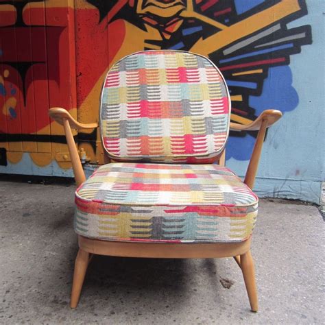 Ercol chair interior occasional armchairs chair green cushions armchair home house interior british vintage sofa chair patterned linens upholstery retro chair ercol 1950s living room. Vintage Retro Ercol Windsor Armchair in Warwick Medina ...