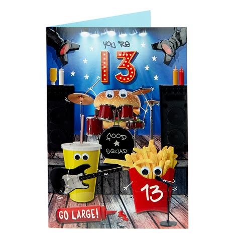 Buy 13th Birthday Card Go Large For Gbp 099 Card Factory Uk