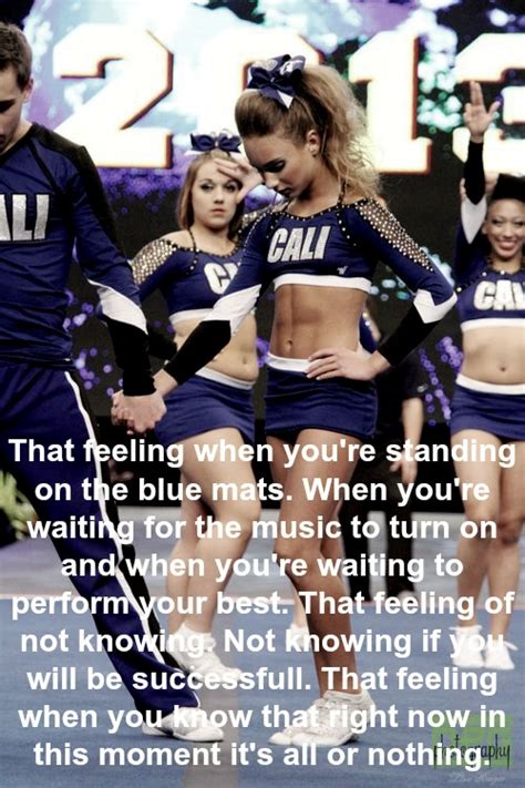 I dream of an art of balance, of quietness, something analogous to a. Competitive Cheerleading Quotes. QuotesGram