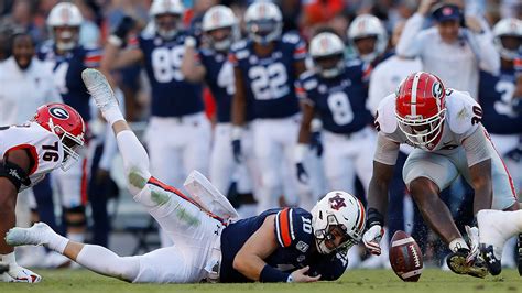 Georgia Vs Auburn Final Score Bulldogs Defense Holds Strong In Low