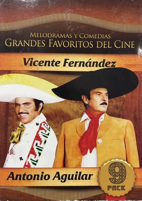 Vicente Fernandez Y Antonio Aguilar 9 Peliculas Dvd Mi Querido Viejo
