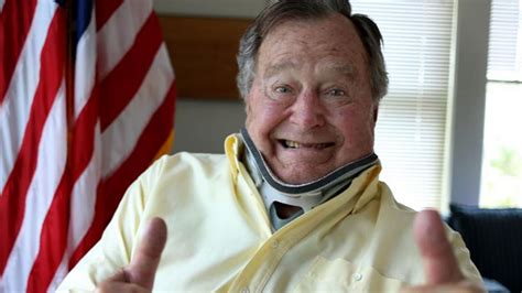 Two Thumps Up George H W Bush Shares Recovery Photo After Fall