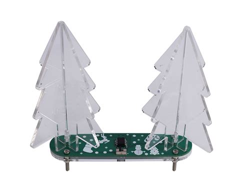 Create Your Own Led Xmas Tree Diy Flicker Acrylic Full Color Christmas