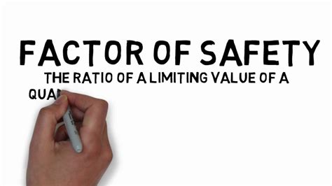 Factor of safety (fos) for structural applications is the ratio of the allowable working unit stress, allowable stress or working stress. Factor of safety - YouTube