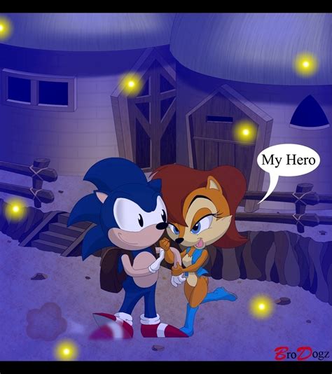 Comm Sonic And Sally Straight Outta Satam By Brodogz Fur Affinity