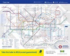 Nuevo mapa del metro de Londres 2023