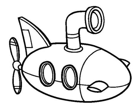 Desenhos De Submarino Para Imprimir E Colorir Pintar