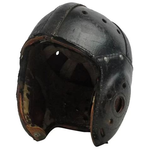 Vintage 1930s Leather Football Helmet Football Helmets Leather Helmet