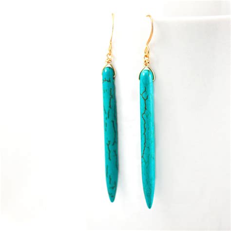 Turquoise Spike Earrings Britt Earrings Bachelor