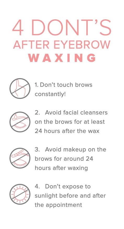 What To Do After Eyebrow Waxing Waxing Aftercare Waxing Skin