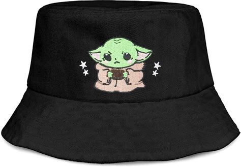 Unisex Mandalorian Baby Yoda Hat Sun Cap Travel Hat Foldable Bucket Hat