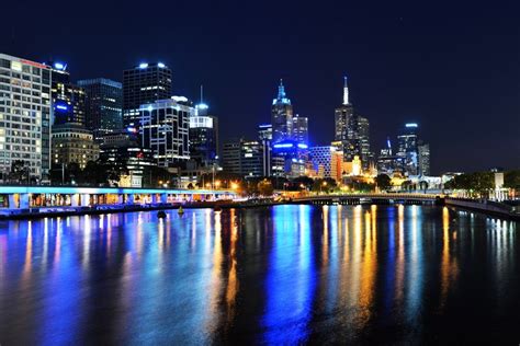 A Melbourne Night Landscape Photography Melbourne New York Skyline