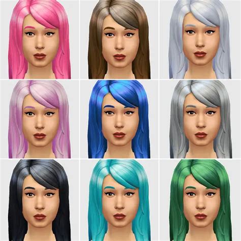Sims 4 Hairs ~ Lumia Lover Sims The Jessica Depoofed Hairstyle