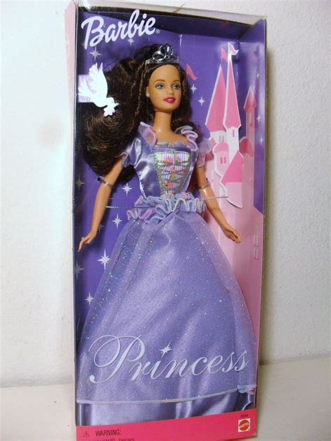 Mattel Princess Barbie 2000 Brunette In Lavender Gown 28266 For Sale Online Ebay Barbie