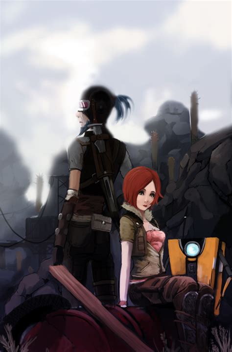 Lilith Claptrap And Mordecai Borderlands And More Drawn By Bloodink Danbooru