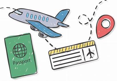 Travel Plane Transparent Clipart Clip Abroad Cliparts