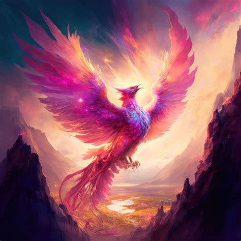 Pink Phoenix Download Printable Art Instant Downloadable Wallpaper