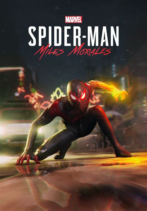 Spider Man Miles Morales Movie Poster Spider Man Into The Spider