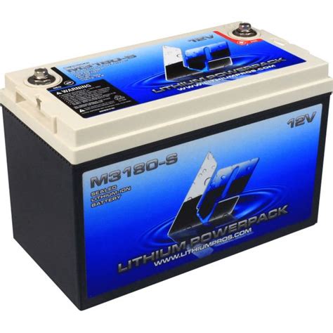 Lithium Pros M3180 S Lithium Powerpack Starting Battery 128v80 Ah