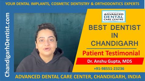 Best dentist in Chandigarh - 5 star patient review from NRI patient