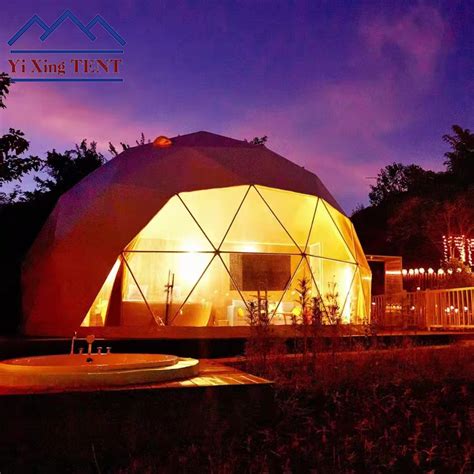 2022 Dome House Geodesic With Bathroom For Camping Glamping Resort