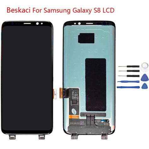 Beskaci Amoled For Galaxy S8 Screen Replacement For Samsung Galaxy S8