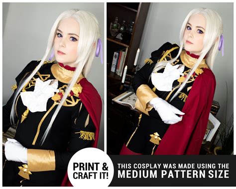Edelgard Cosplay Sewing Pattern Womens Xs 2xl Fire Etsy Fire