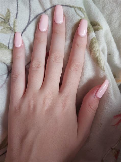 Light Pink Ballerina Nails 🌸 Rnails