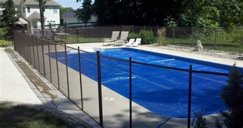 52 (pool height)+18 (hole depth)+12 (height above pool)=82. Pool fences are outstanding for personal privacy in ...