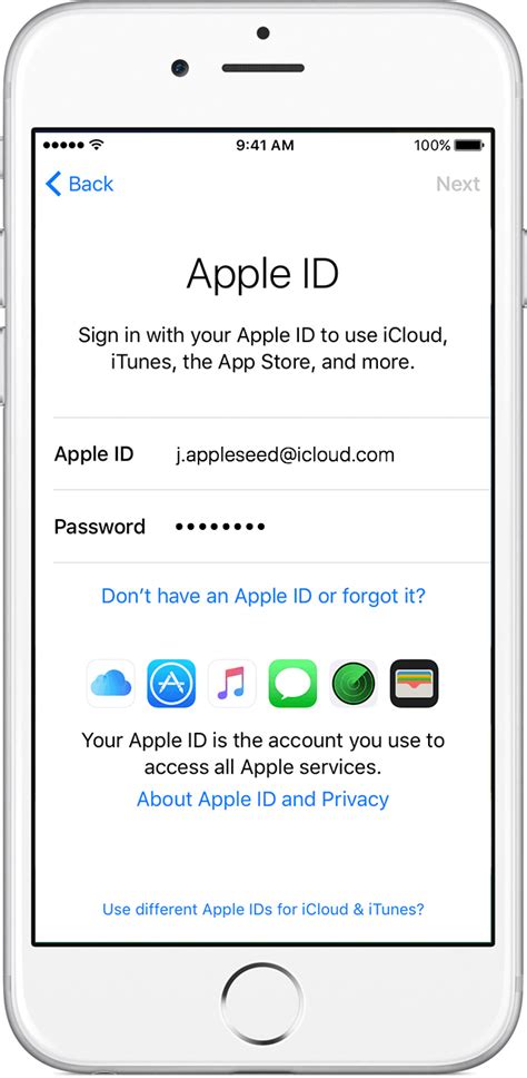 Sign In Apple Id