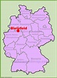 Bielefeld location on the Germany map - Ontheworldmap.com